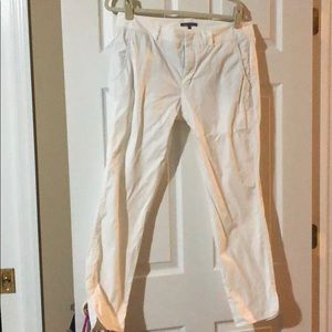 Vince Size 12 White Ankle Pants
